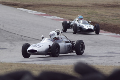 Formula Juniors 95 PaulPark 1960 Cooper T56 and 28 JohnFudge 1961 Cooper T56
