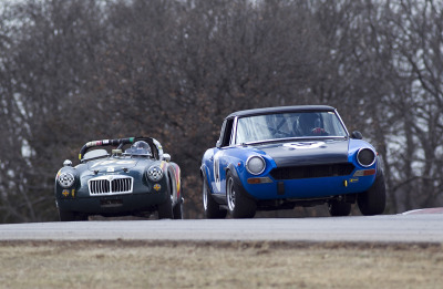 Robert Rodgers 1972 Fiat 124 and Lou Marchant 1959 MGA