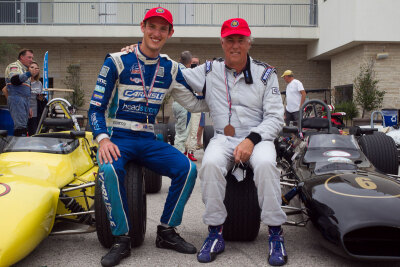 Matt and Geoff Brabham enjoyed a rare racing opportunity over the weekend at COTA