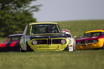 Chris Beckwith and his BMW 2002 at the head of affairs in Group 7