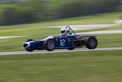 Jeff Langham turning up the wick in his 1972 Merlyn Mk20